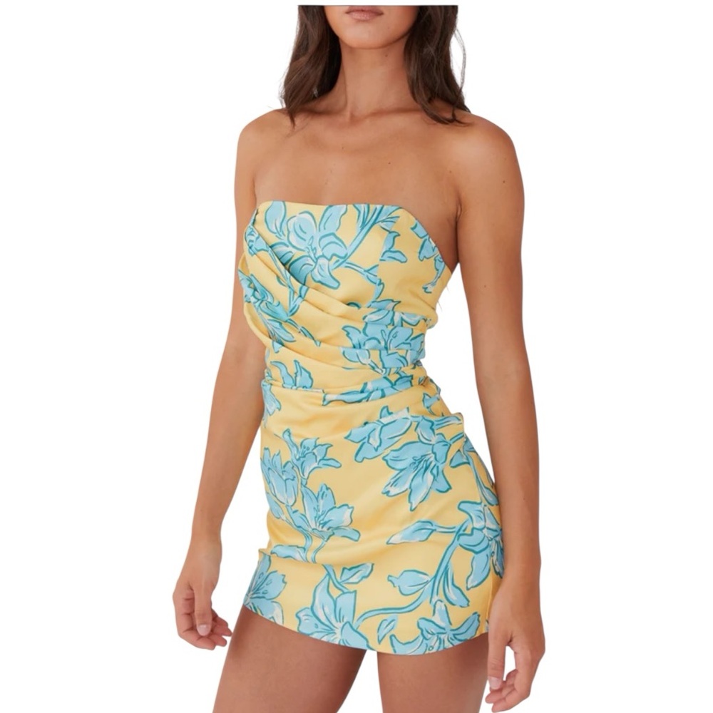 NWT Peppermayo Exclusive Tuscany Mini Dress Golden
Bloom Size 6